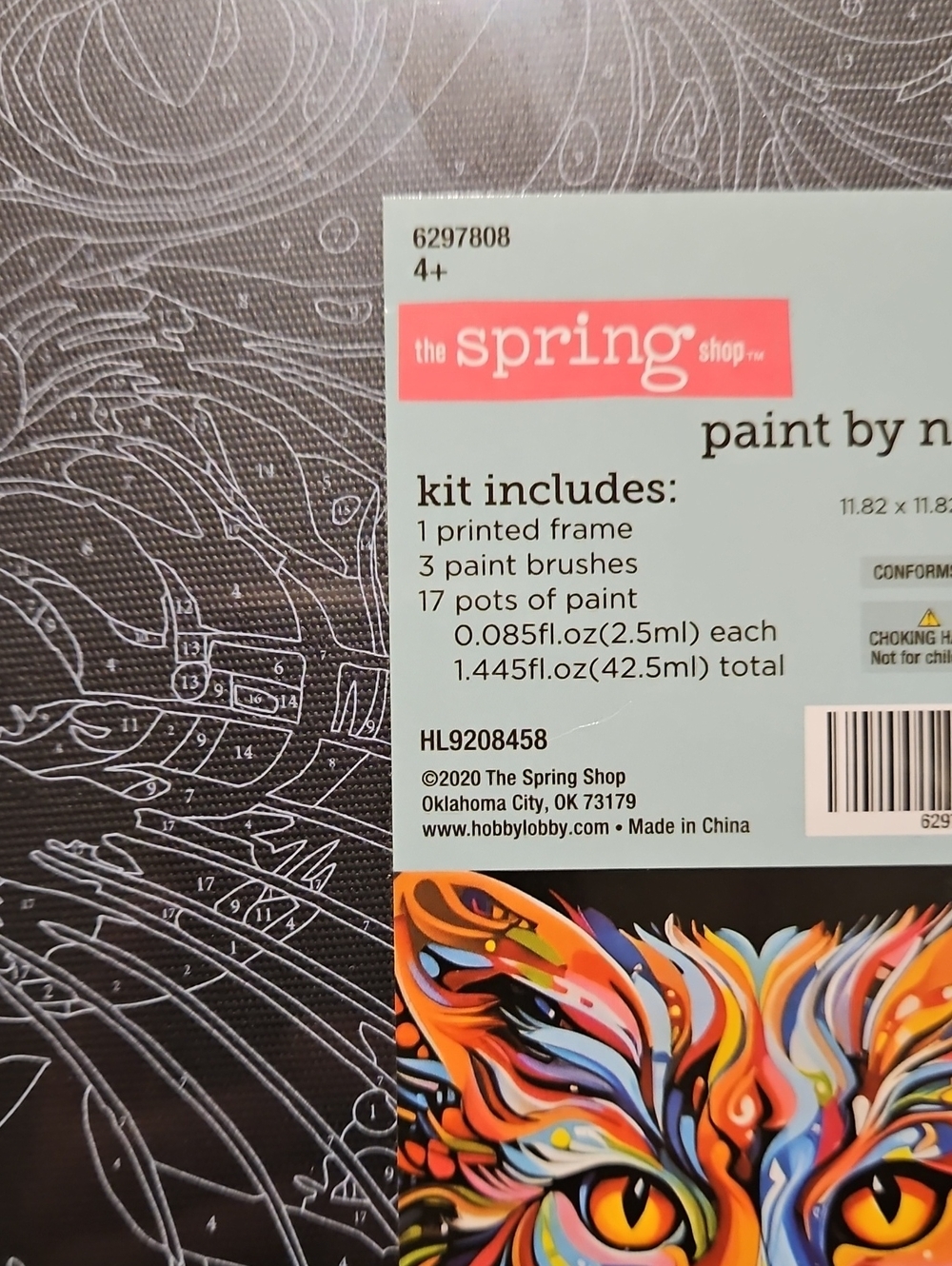 Paint By Numbers - Cat - Picture 3 of 3